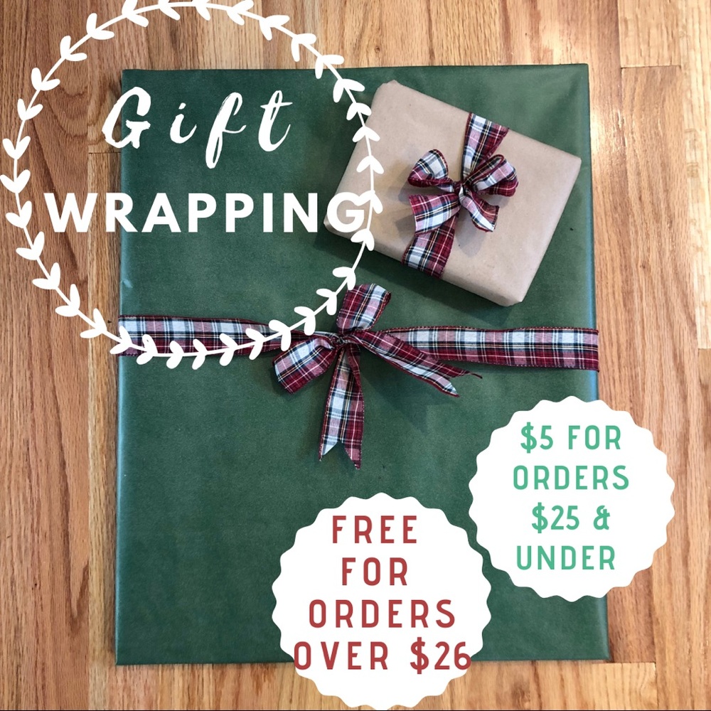 Add Gift Wrapping onto your Order by Bundling This